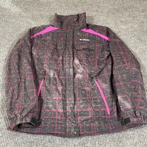 Columbia Jacket Womens Large Purple Drop Ridge Interchange‎ Ski Hiking Outdoors